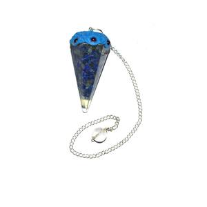 Obtenez le meilleur pendule tibétain en Lapis Lazuli Orgone | Pendule tibétain en Lapis Lazuli | Pendule tibétain - Product Image 1