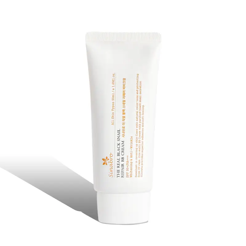 Zwarte Slak Bb Cream 50Ml Koreaanse Huidverzorging Cosmetica Voor Oem, Odm, Gezichtscrème Voor Hydraterende, rustgevende, Anti-Aging