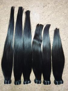 Extensions de cheveux humains Remy vierges indiens 20-28 pouces vague droite soyeuse diverses options de perruque disponibles - Product Image 4