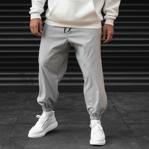 Pantalons de survêtement décontractés pour hommes, style urbain, streetwear, coton/polyester mélangé, coupe ample, cordon de serrage personnalisé, léger, 2023 - Product Image 2