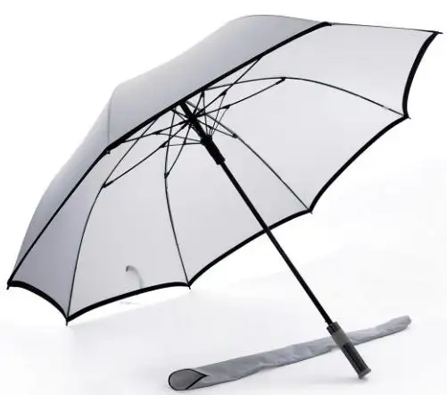 Paraguas de Golf de alta calidad para actividades al aire libre, paraguas de Golf de alta calidad no recubierto de UV, apertura automática con funda