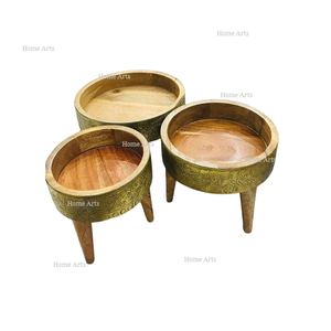 Ensemble de 2 supports à gâteau de tailles différentes, qualité supérieure, support à gâteau en bois islamique pour la fête d'anniversaire - Product Image 3