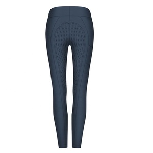 Elegante mujer Equitacion Leggings personalizable elástico Fit Show ropa caballo montar medias pantalones a granel al por mayor - Product Image 2