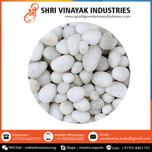 Pierre de galet blanc de meilleur fournisseur de quantité en vrac disponible au prix de gros - Product Image 6