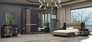 ชุดเฟอร์นิเจอร์ห้องนอน เอสโกบาร์ หรูหรา - Product Image 2