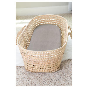 Hot Sale Super Soft 100% Organic Cotton Wholesale Bassinet Sheets - Product Image 1