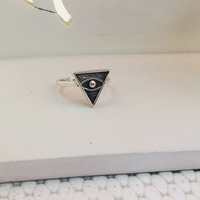 925 Sterling Silber Damen Minimalistische Fassung mit Steineinlage Casual Hochzeits- & Partyringe Handgefertigter Edel-Schmuck im Trend