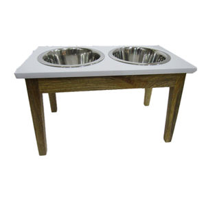 <b>Dog</b> <b>Bowl</b> with Iron <b>Stand</b> <b>Dog</b> <b>Bowl</b> Custom logo <b>Dog</b> Plate <b>Bowl</b> Stainless Steel Fashionable Trending Design with <b>Stand</b> - Product Image 2