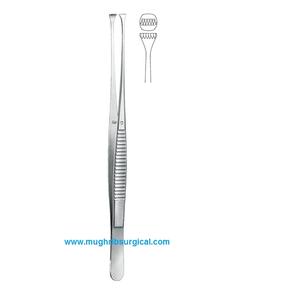 Fórceps de disección de tejido Nelson de acero inoxidable de alta calidad, fabricante y exportador de instrumentos quirúrgicos de 25cm - Product Image 3