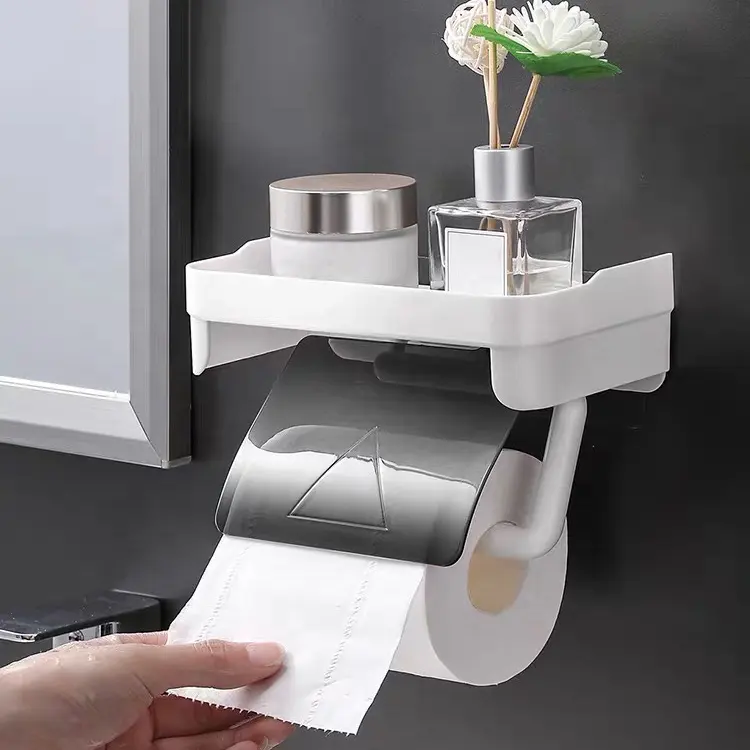 Groothandel Plastic Tissue Dispenser Badkamer Accessoires Roll Toiletrolhouder
