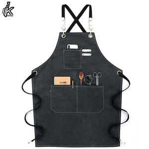 Tablier de nettoyage de Salon de coiffure, uniforme, toile de fleurs, tablier pour Bar de Restaurant - Product Image 2