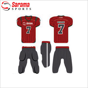 Uniformes de Fútbol Americano para Hombre Adulto de Alta Calidad, Transpirables, de Manga Corta, Estampados para Entrenamiento - Product Image 3