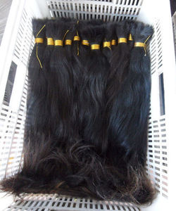 ผมต่อจากผมมนุษย์ผมชาวอินเดียนุ่มสลวยสำหรับจัดแต่งทรงผม - Product Image 2