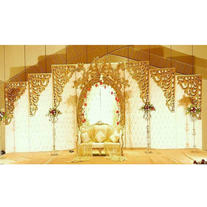 การออกแบบด้านบนแต่งงานหนังกลับเฟรมออกแบบใหม่หนังกลับเฟรมล่าสุดออกแบบเวทีแต่งงานกับแผงหนัง - Product Image 1