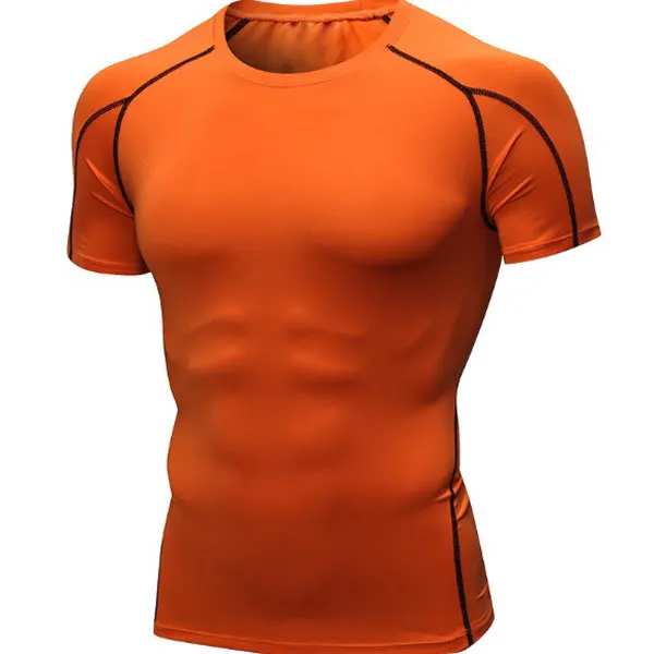 2023 Oem hombres ropa entrenamiento Fitness entrenamiento gimnasio deporte ropa hombres camiseta músculo correr blanco deporte ropa hombres camiseta