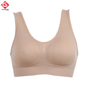 Gran oferta de Sujetador deportivo para mujer, sujetador acolchado con Tirantes finos ajustables, Top para Fitness, correr, gimnasio, atlético, Sujetador deportivo de Yoga sin costuras - Product Image 3