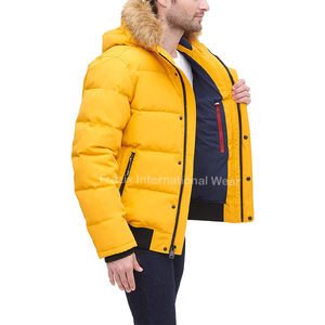 <b>Warm</b> Winter Mens Jacket Custom Contrast Mens Padded <b>Coats</b> Nylon Bubble Puffer Jacket <b>Coat</b> - Product Image 2