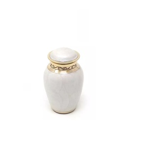 Adult Style Funeral Cremation Urn Fines quality customized New Design Customized Color <b>Memorial</b> Ashes Metal Cremation Urns - Product Image 4