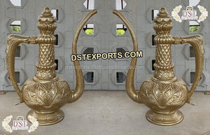 Accessoires de décoration de mariage arabe, surahis, thème de la nuit soufi, décoration de scène, surahis, décoration époustouflante sur le thème du sangeet, surahi, chicha - Product Image 4