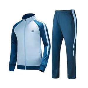 Nieuwe Stijl Zip Jacket Trainingspak 2 Pieces Sweatsuit Gedrukt Mannen Trainingspakken