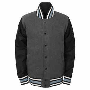 Veste de Baseball pour hommes et enfants, simple Vintage, lettre du collège, classique, vente en gros, vierge - Product Image 6