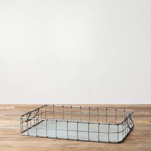 Bandeja DE SERVICIO DE Metal con acabado antiguo moderno de lujo Material de hierro de forma personalizada para la decoración de la cocina del Hotel del hogar directamente de la India - Product Image 4