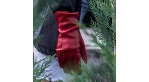 Gants d'hiver chauds doublés pour hommes, compatibles écran tactile et détection magnétique, longueur poignet, en peau de mouton/cerf - Product Image 4