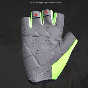Nouvel arrivage de gants de cyclisme de sport demi-doigt de course respirants et en vente complète de gants de sport demi-doigt - Product Image 3