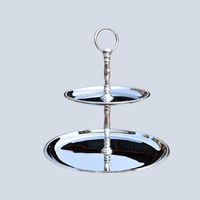 Ensemble de plateau à desserts rond et suspendu, miroir perlé, à Dessert, Mini tasse, décoration de mariage, assiette de Base, thé haut, or, argent, articles en cristal