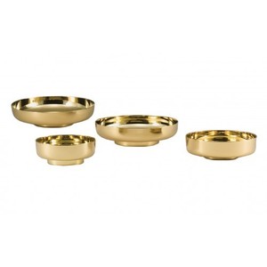 Plateau en laiton avec support, fournitures d'église, cuivworld inde - Product Image 2