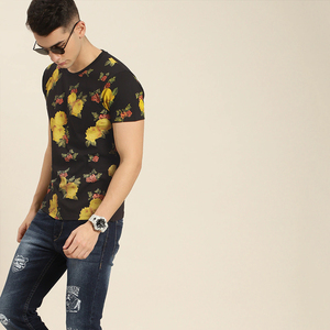 T-shirt homme 100% coton, coupe slim, respirant, qualité supérieure OEM. - Product Image 5