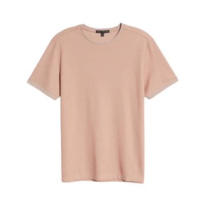 Vente en gros 180GSM T-shirt 100% coton couleur unie avec logo personnalisé T-shirts imprimés - Product Image 5