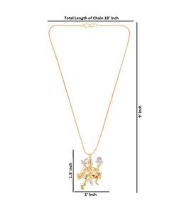Collar con Colgante de Cadena, Dios Hindú Indio, Señor Hanuman, Amuleto Espiritual de Buena Suerte, Joyería de Circonita Cúbica, Regalo para Hombres y Mujeres - Product Image 4