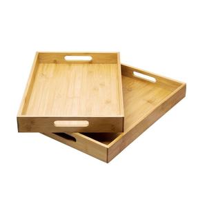 Bandeja de madera de bambú Biodegradable, reutilizable y respetuoso con el medio ambiente, vajilla de alta calidad de Vietnam 99GD - Product Image 1