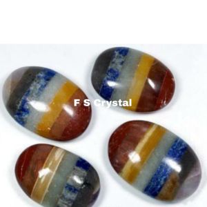 Piedras preciosas de la mejor calidad, 7 Chakras, Palma de cristal, venta al por mayor - Product Image 2