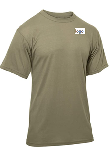 Men Quick Dry <b>Moisture</b> Wick <b>T</b>-<b>Shirt</b> 100% Polyester Comfortable Tag Less Label <b>Moisture</b> <b>Wicking</b> Technology to Keep You Dry - Product Image 2