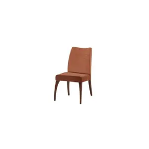 Dining Chair Fabric Bailey with Solid Rubber Wood Modern Dining Room Furniture from Malaysia