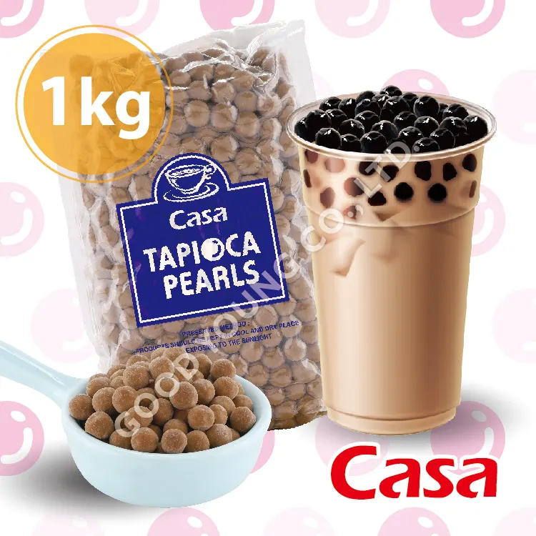 Good Young Casa Sertifikasi HALAL Taiwan, Bahan Teh Susu Gelembung Taiwan Gula Coklat Instan Boba Tapioka Mutiara