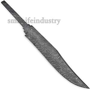 Cuchillo de Caza Bowie de Acero de Damasco Forjado a Mano DIY OEM con Hoja en Blanco de 14.50 Pulgadas (Smk1990) - Product Image 3