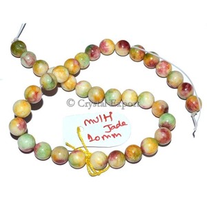 Multi Jade Beads Strands 10mm for Sale | Buy Multi Jade Beads Strands 10mm | Multi Jade Beads Strands 10mm Online - Product Image 1
