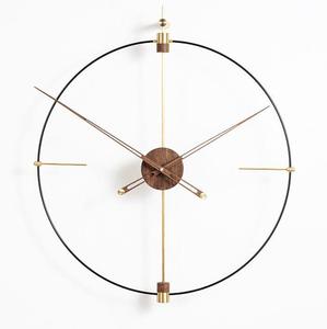 Reloj de pared de aspecto elegante para decoración del hogar, cronógrafo de hierro Simple de alta calidad para sala de estar - Product Image 6