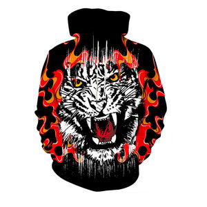 Sublimation complète personnalisée sweat à capuche d'hiver hommes femmes polaire séchage rapide respirant écologique polyester/coton sweat à capuche 3D - Product Image 1