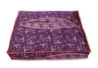 Mandala indien porte jour lit carré sol taie d'oreiller Pouf Sham Hippie canapé bohème sol coussin cas boho sièges Art
