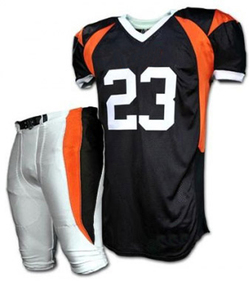 Sublimación de fútbol transpirable Athletic Jersey Regular Fit Easy Wear uniforme de fútbol americano con manga corta - Product Image 2