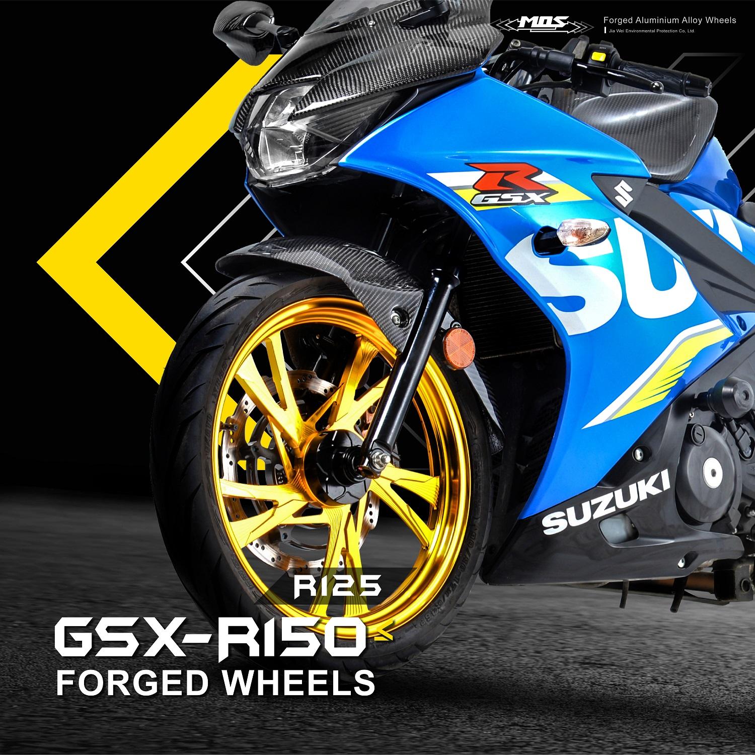 スズキ用MOS鍛造アルミニウム合金ホイールセットGSX-R125 GSX-R150 GSX