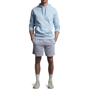 Ropa informal para hombre Sudadera con capucha Premium 400 GSM Algodón Blended Basics Carta personalizada Imprimir Logo Sudaderas con capucha para hombre - Product Image 3