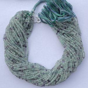 2mm 3mm 4mm Natural Micro Green Blue Fluorite Faceted Gemstone Latest <b>Beads</b> Strand for Jewelry Making <b>Necklace</b> Bracelet Regular - Product Image 2