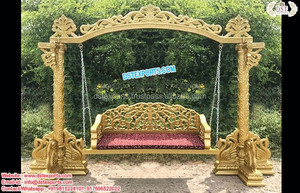 Balançoire Antique pour mariage musulman, plantes en bois pour la cérémonie du mariage musulman, mécanisme à bascule - Product Image 6