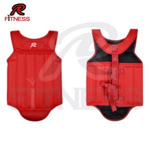 เสื้อเกราะป้องกันอกหนังคุณภาพสูง น้ำหนักเบา สำหรับฝึกซ้อม MMA คิกบ็อกซิ่ง มวยไทย และเทควันโด - Product Image 3