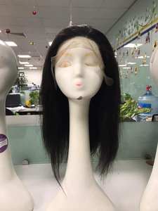 HUMAN HAIR EXTENSION Straight Frontal lace Wig Human VIRGIN Remy Hair Transparent lace Wig High Quality at wholesale price - Product Image 6